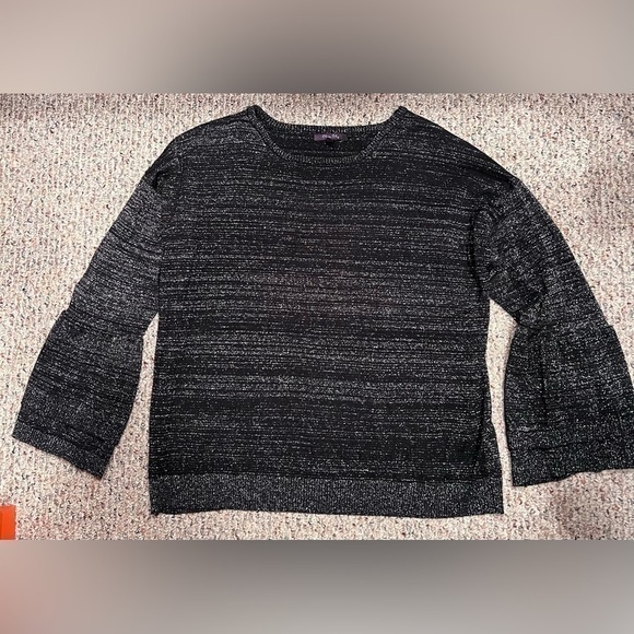 Olivia Sky Black and Silver sweater size 2X - Picture 1 of 8